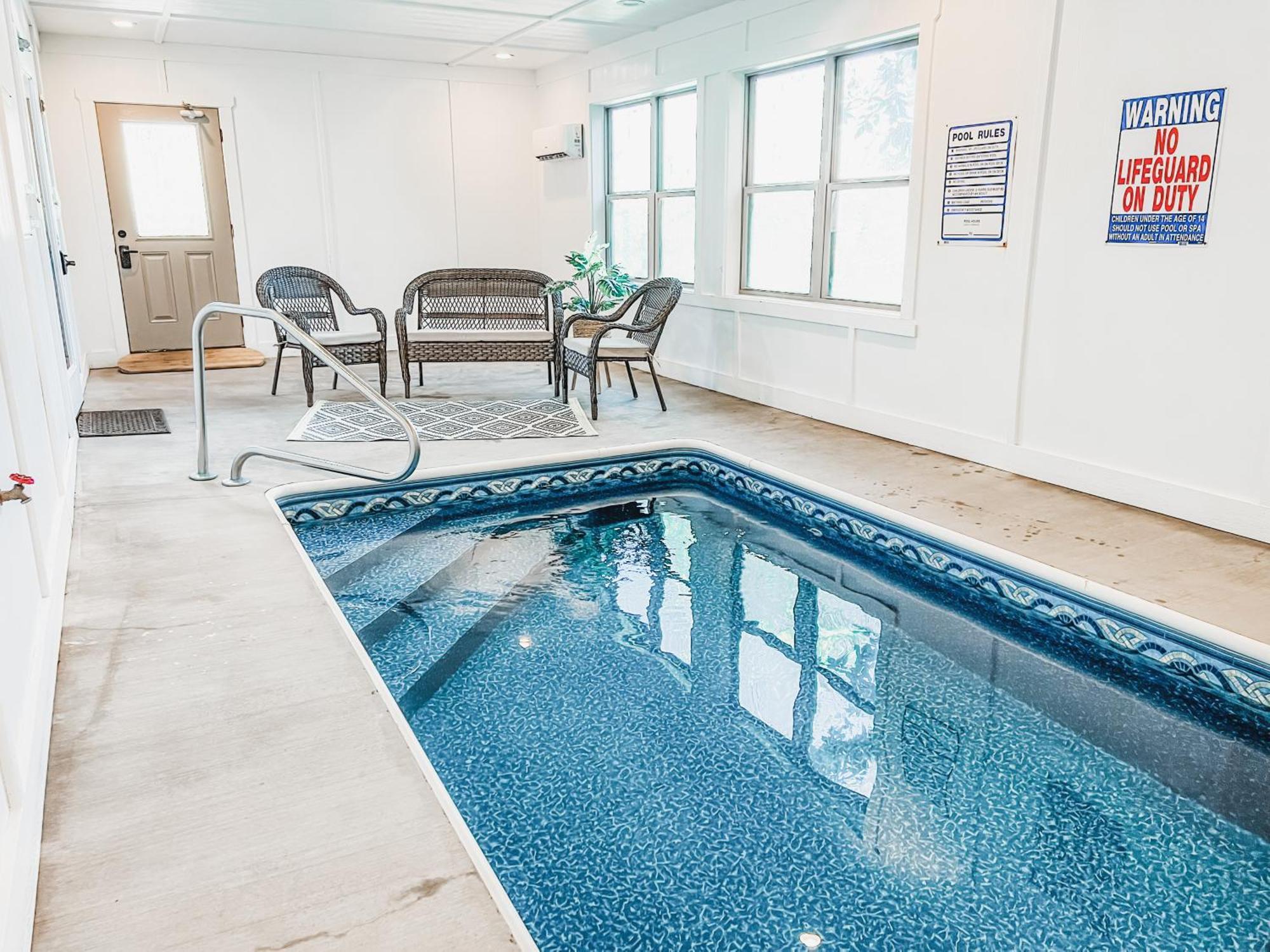 Indoor Heated Pool Hot Tub Cabin Sevierville Exterior photo